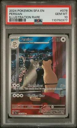 PSA 10 Persian - 078/064 - Shrouded Fable - Pokemon - Read Description - Image 1
