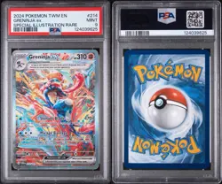 2024 POKEMON TWM EN-TWILIGHT MASQUERADE #214 GRENINJA EX PSA 9 - Image 3