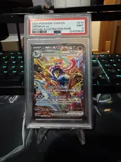 2024 POKEMON TWM EN-TWILIGHT MASQUERADE #214 GRENINJA EX PSA 9 - Image 4