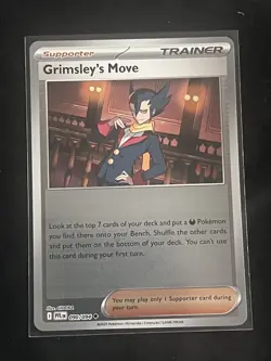 Grimsley's Move 090/094 Me02: Phantasmal Flames Reverse Holo Pokemon TCG - Image 1