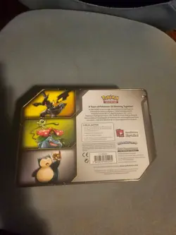 2019 POKEMON EEVEE & SNORLAX GX SM169 TAG TEAM POWER PARTNERSHIP TIN SEALED - Image 3