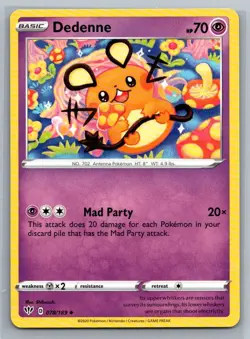 Dedenne 78/189 Darkness Ablaze Uncommon Pokemon TCG 2020 - Image 1