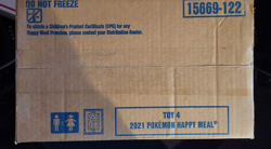 POKEMON 25TH ANNIVERSARY SEALED CASE OF 150 PACKS MCDONALDS 2021 TOY 4 VERY RARE - Image 2