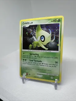 2007 POKEMON DIAMOND & PEARL MYSTERIOUS TREASURES 7 CELEBI-HOLO - Image 2