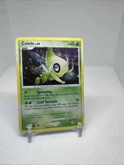 2007 POKEMON DIAMOND & PEARL MYSTERIOUS TREASURES 7 CELEBI-HOLO - Image 3
