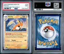 PSA 10 Raichu 026/165 Cosmos Holo 151 Sam's Club Exclusive Promo Pokemon POP 3 - Image 3