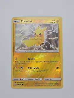 Pokemon Pikachu 66/236 Cosmic Eclipse Common Reverse Holo NM - Image 1