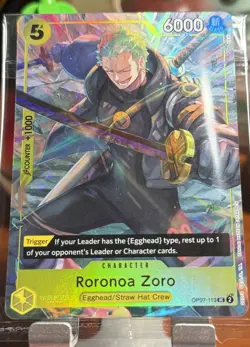 OP07-113 Roronoa Zoro Promo - Illustration Box- *SEALED* NM - Image 1
