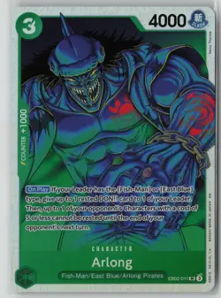 Arlong EB02-011 One Piece Extra Booster: Anime 25th Collection Super Rare NM - Image 1