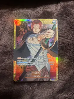 One Piece TCG English OP01-120 Shanks SEC Foil - MINTY FRESH - Image 1