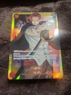 One Piece TCG English OP01-120 Shanks SEC Foil - MINTY FRESH - Image 3
