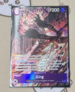 One Piece The Azure Sea’s Seven OP14 King EB04-031 R Alt Art English - Image 1