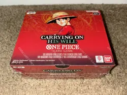 One Piece TCG [OP-13]: Carrying on His Will Booster Box 24 Packs Factory Sealed - Image 1