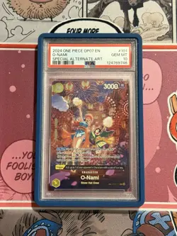 O-Nami OP07-101 Special Alternate Art Holo PSA 10 | One Piece TCG 2024 - Image 1
