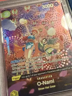 O-Nami OP07-101 Special Alternate Art Holo PSA 10 | One Piece TCG 2024 - Image 4