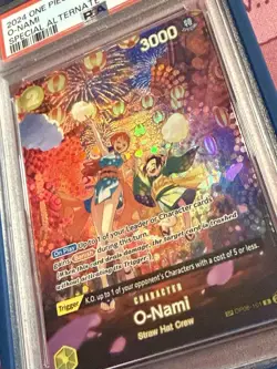 O-Nami OP07-101 Special Alternate Art Holo PSA 10 | One Piece TCG 2024 - Image 5