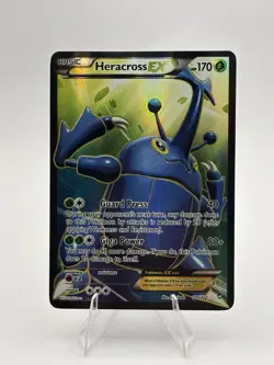 Heracross EX 105/111 Full Art XY Furious Fists 2014 Textured Pokemon Card MP - Image 1