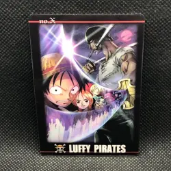 Luffy Pirates Onepiece The Movie Stampede Card No.X Bandai 2004 Japanese Japan - Image 1