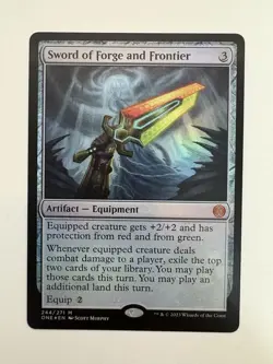 Sword of Forge and Frontier Foil MTG Magic the Gathering Card NM Near Mint ONE - Image 1