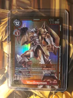 Digimon Card Game WarGreymon (2nd Anniversary Card Set) BT1-025 SR Near Mint - Image 1