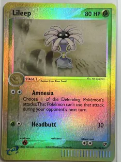 Lileep - Sandstorm Reverse Holo 43/100 LP-MP Pokemon Card - Image 1
