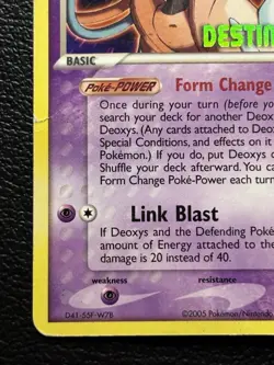 Deoxys (Normal Forme) - 16/107 (Movie Promo) 016/107 Pokemon Card TCG MP - Image 4