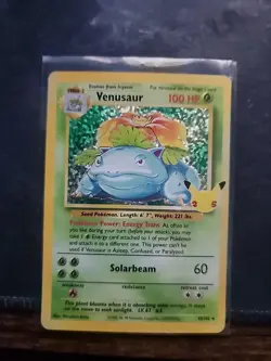 Pokemon TCG Celebrations Venusaur Holo Rare Card #15/102 Classic Collection - Image 1