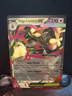 Mega Lopunny ex - 084/094 ME02: Phantasmal Flames Pokemon Card NM - Image 1