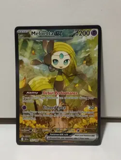 Pokemon TCG Meloetta EX Full Art Black Bolt Card 167/086 - Image 1