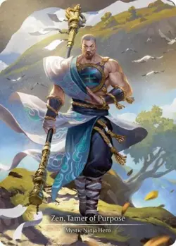 Flesh and Blood FAB Zen, Tamer of Purpose (Marvel) NM 1st EditionCold Foil - Image 1