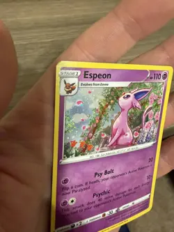 Pokemon Card Espeon SWSH174 Cosmo Holo Rare Black Star Promo Near Mint - Image 5