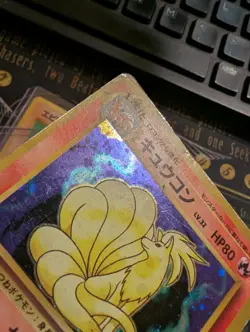 Ninetails Base Set Holo Japanese Pokemon Card - Image 4