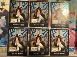6 Dracula Mihawk Don!! OP14 One Piece Cards - Image 1