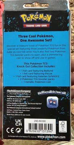 Pokemon TCG: Knock Out Collection Booster Packs Trading Card Set 2022 820650131394 - Image 2