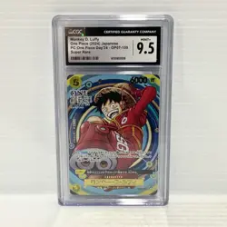 Monkey D Luffy OP07-109 One Piece Day 24 - Graded One Piece Card - PSA CGC 9.5 - Image 1