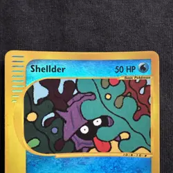 2002 E-Card Expedition Shellder Card 129/165 Reverse Holo - Image 3