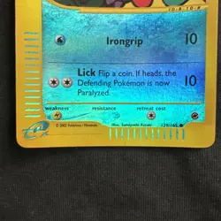 2002 E-Card Expedition Shellder Card 129/165 Reverse Holo - Image 4