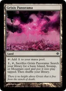 4x Grixis Panorama NM-Mint, English Shards of Alara MTG Magic - Image 1