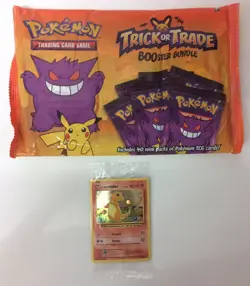 Pokemon Halloween Trick or Trade Booster Bundle with TOYS R US CHARMANDER PROMO! - Image 1