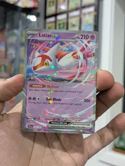 Pokemon Card 2024 LATIAS EX Double Rare 076/191 Surging Sparks NM/M - Image 2