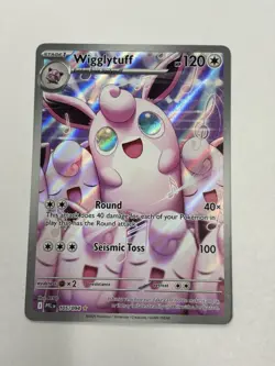 Pokemon TCG Wigglytuff 105/94 Phantasmal Flames Illustration Rare - Image 1