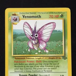 Venomoth 29/64 Rare Jungle Unlimited 1999 Pokemon WOTC - Image 3