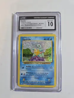Squirtle Pokemon (2023) TCG Classic - 001/034 Blastoise & Suicune ex Deck - Holo - Image 1