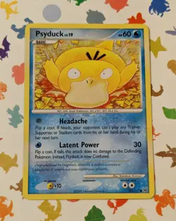 Pokemon TCG Psyduck 87/127 Platinum, Non Holo English 2009 Komiya - Image 1