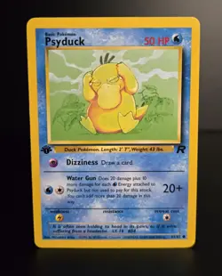 Pokemon TCG - PSYDUCK - 1ST EDITION - 65/82 - TEAM ROCKET (2000) - WOTC - LP/NM - Image 1