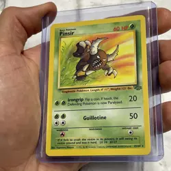 1999 Pokemon TCG Pinsir Jungle 25/64 Regular Unlimited Rare Vintage Card NM/MT - Image 2
