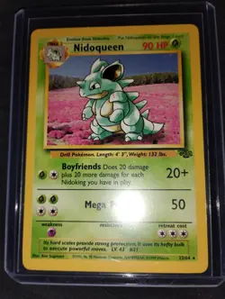 Pokemon TCG Nidoqueen Jungle 23/64 Unlimited Rare Non-Holo Card - Image 1