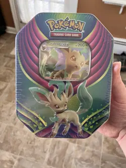 Sealed - Leafeon TIN GX Fall Celebration 2018 Pokemon TCG 820650804090 - Image 1