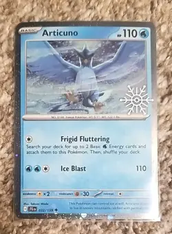 Pokemon Articuno 032/159 Holiday Calendar 2025 Stamped Journey Together Cosmos - Image 1