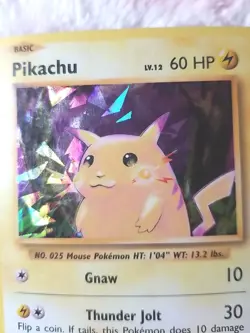Pikachu Holo Cracked Ice Pokemon XY Evolutions Deck Exclusive 35/108 - Image 4